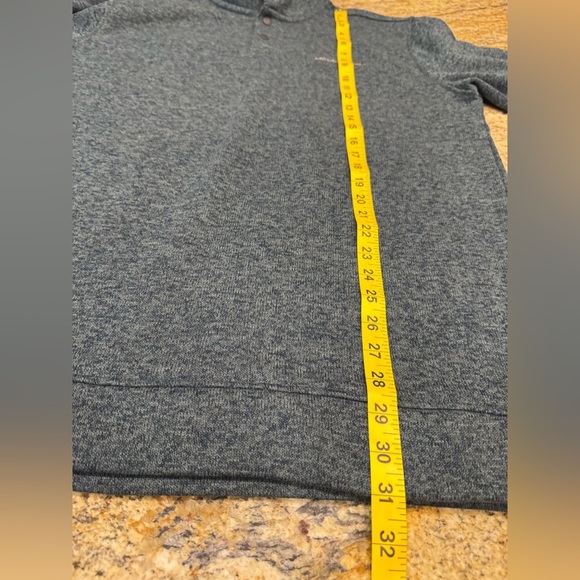 Eddie Bauer Radiator Fleece Men's Blue Pullover T-Snap Sweatshirt Size Tall XL - Picture 7 of 9